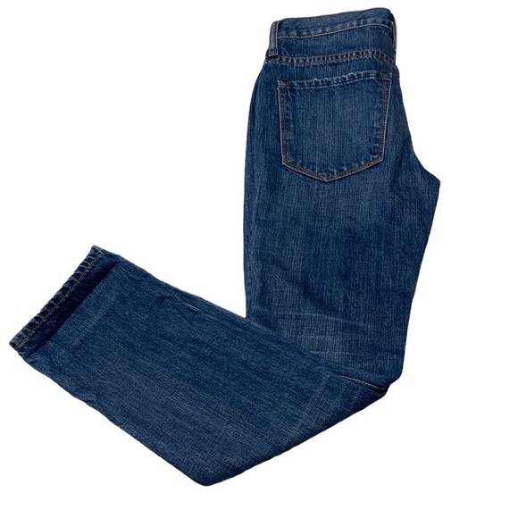 ARITZIA Slim Distressed Boyfriend Blue Jeans - Picture 4 of 15